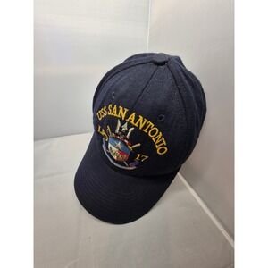 USS San Antonio Hat Military Navy Ship LPD‎ 17 Baseball Cap